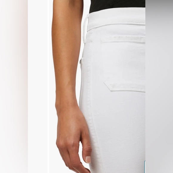 NWT JOE’S High Rise Crop Bootcut Jeans w/ Stretch Size 34 White Retail = $198 - Picture 5 of 16